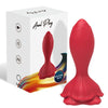 ARMONY - ROSA VIBRADOR & PLUG ANAL PEQUEÑO CONTROL REMOTO ROJO - Sensuana.es