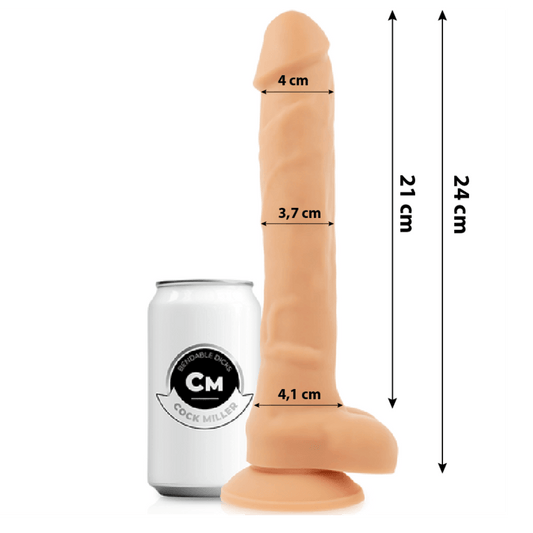 COCK MILLER - SILICONA DENSITY ARTICULABLE COCKSIL 24 CM - Sensuana.es