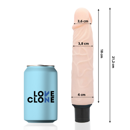 LOVECLONE - FINN SELF LUBRICATION VIBRADOR 21.2 CM -O- 3.8 CM - Sensuana.es