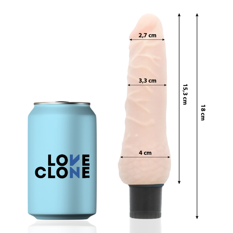 LOVECLONE - SVEN SELF LUBRICATION VIBRADOR 18.5 CM -O- 3.3 CM - Sensuana.es