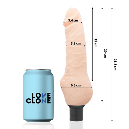 LOVECLONE - DAVEN SELF LUBRICATION REALISTICO 23.8 CM -O- 3.8 CM - Sensuana.es