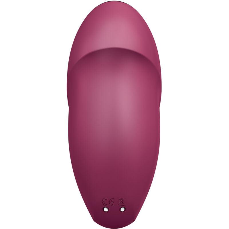 SATISFYER - TAP & CLIMAX 1 VIBRADOR LAY-ON ROJO - Sensuana.es