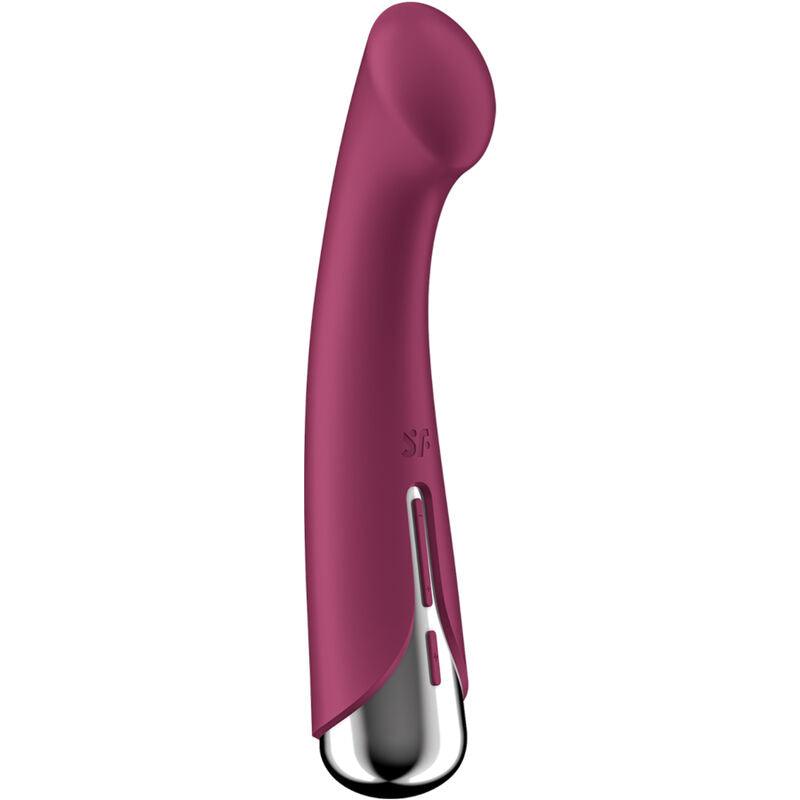 SATISFYER - SPINNING G-SPORT 1 VIBRADOR ROTADOR ROJO - Sensuana.es