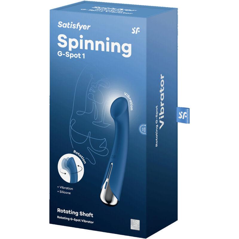 SATISFYER - SPINNING G-SPORT 1 VIBRADOR ROTADOR ROJO - Sensuana.es