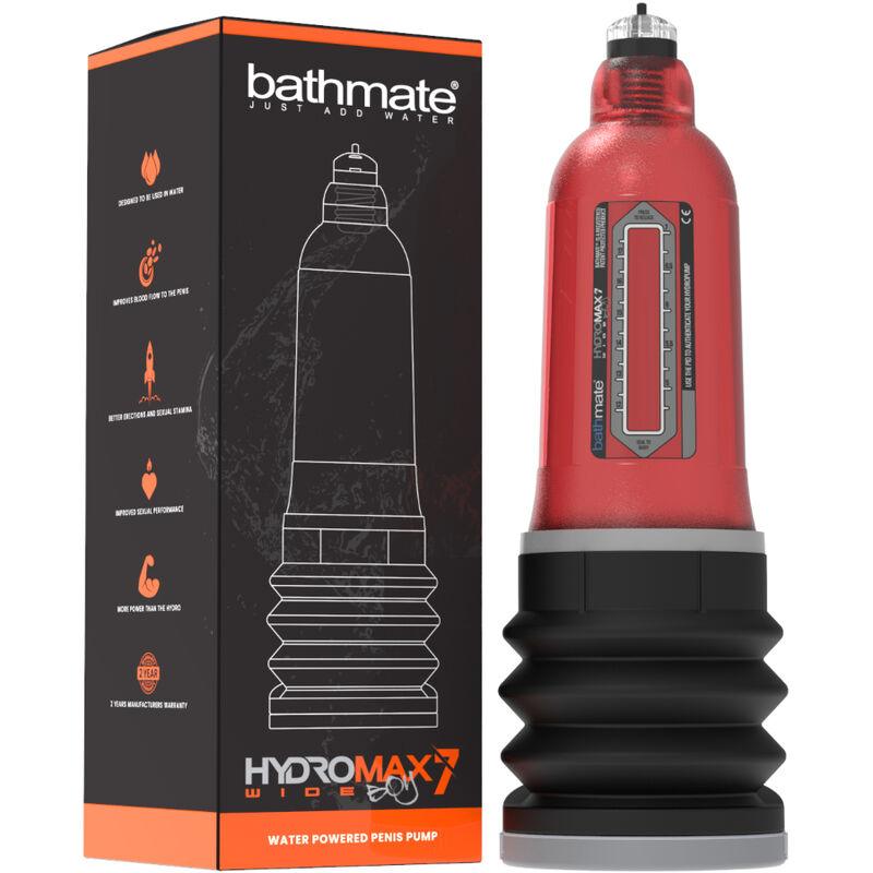 BATHMATE - HYDROMAX 7 WIDE BOY X30 ROJO - Sensuana.es