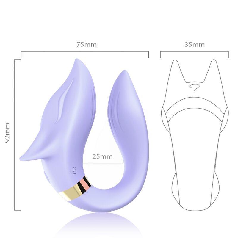 ARMONY - FOX VIBRADOR PAREJAS CONTROL REMOTO VIOLETA - Sensuana.es