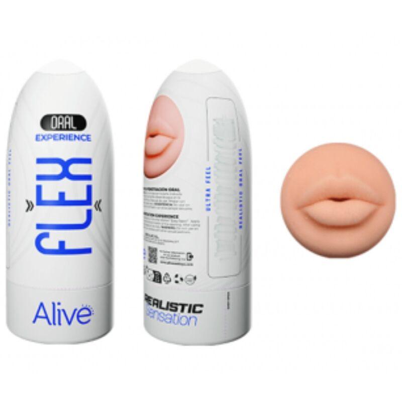 ALIVE - FLEX MASTURBADOR MASCULINO BOCA TALLA M - Sensuana.es