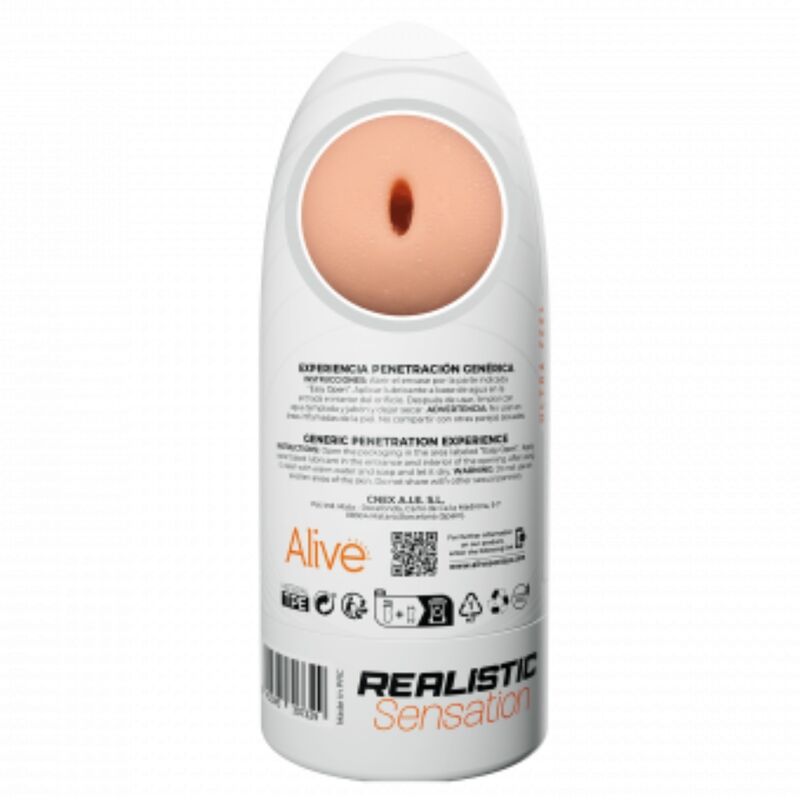 ALIVE - FLEX MASTURBADOR MASCULINO GENÉRICO TALLA M - Sensuana.es