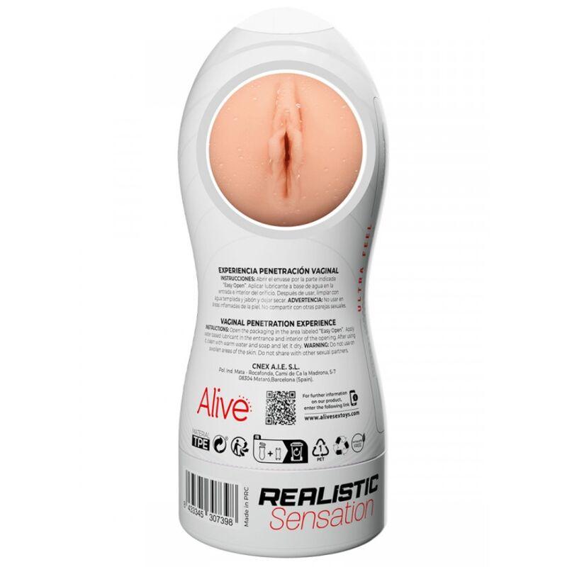 ALIVE - MAXI FLEX MASTURBADOR MASCULINO VAGINA TALLA L - Sensuana.es