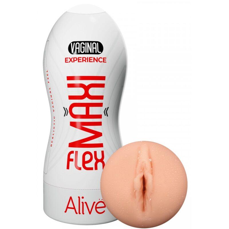 ALIVE - MAXI FLEX MASTURBADOR MASCULINO VAGINA TALLA L - Sensuana.es