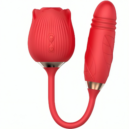 ARMONY - DELIGHT FLOWER SUCCIONADOR & THRUSTING ROJO - Sensuana.es