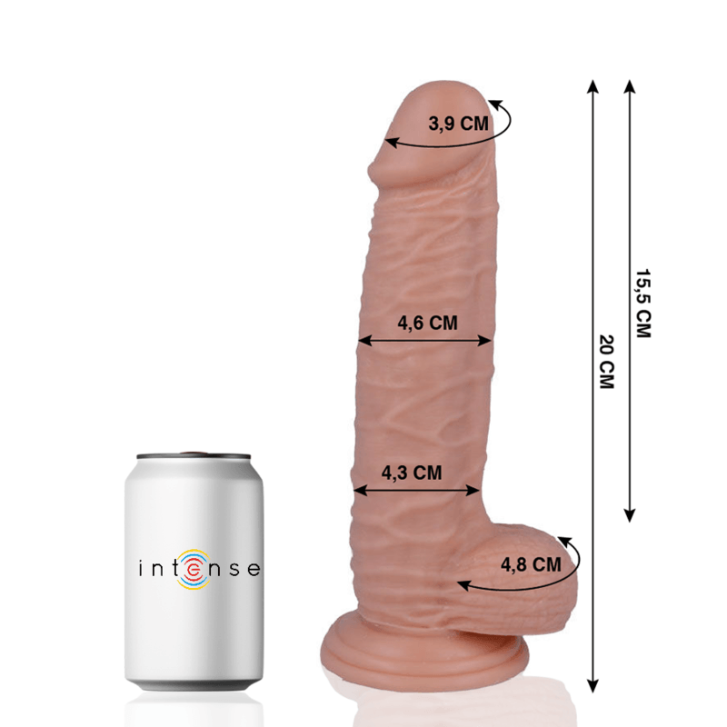 MR INTENSE - 20 PENE REALISTICO 20 CM -O- 4.6 CM - Sensuana.es