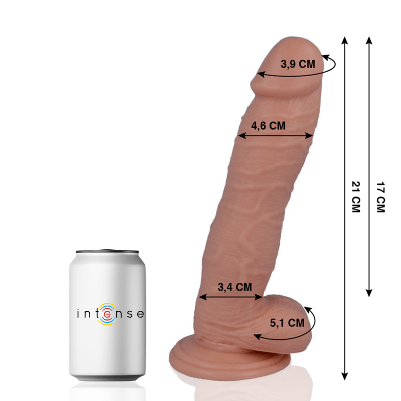 MR INTENSE - 24 PENE REALISTICO 21 CM -O- 4.6 CM - Sensuana.es