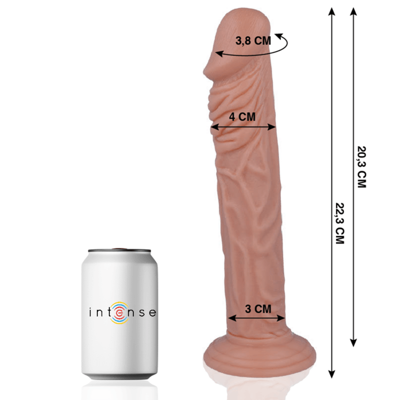 MR INTENSE - 27 PENE REALISTICO 22.3 CM -O- 4 CM - Sensuana.es