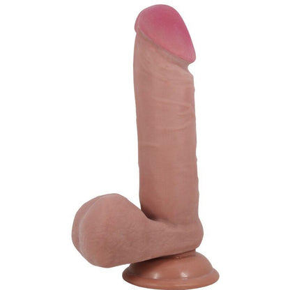 PRETTY LOVE - SLIDING SKIN SERIES DILDO REALÍSTICO CON VENTOSA PIEL DESLIZANTE MULATO 20.5 CM - Sensuana.es