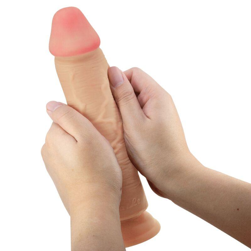 PRETTY LOVE - SLIDING SKIN SERIES DILDO REALÍSTICO CON VENTOSA PIEL DESLIZANTE NATURAL 23.4 CM - Sensuana.es