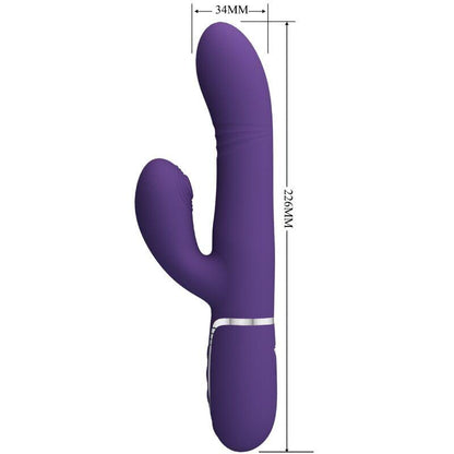 PRETTY LOVE - VIBRADOR PUNTO G MULTIFUNCIÓN MORADO - Sensuana.es