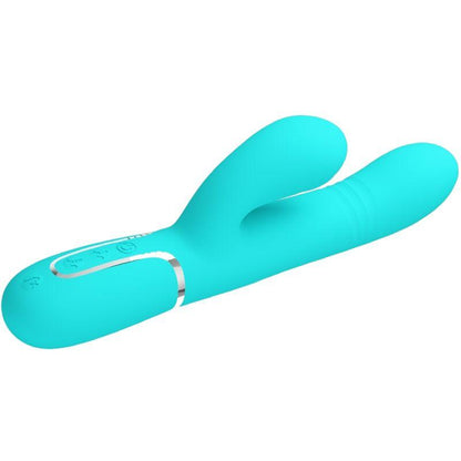 PRETTY LOVE - VIBRADOR PUNTO G MULTIFUNCIÓN VERDE AGUA - Sensuana.es