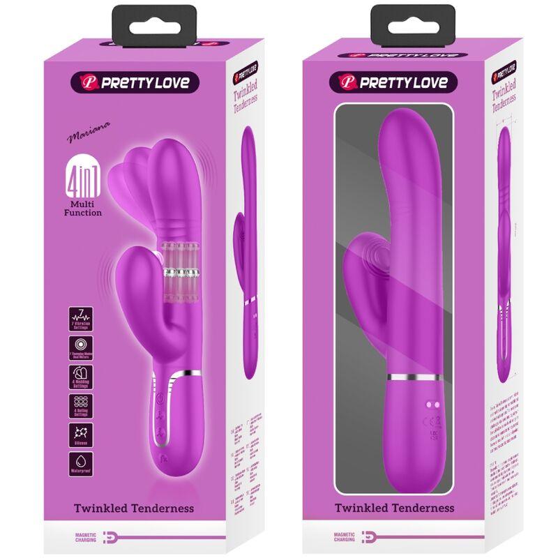 PRETTY LOVE - VIBRADOR PUNTO G MULTIFUNCIÓN FUCSIA - Sensuana.es