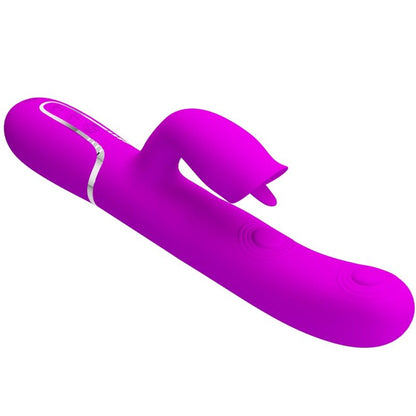 PRETTY LOVE - VIBRADOR RABBIT CON LICKING FUCSIA - Sensuana.es