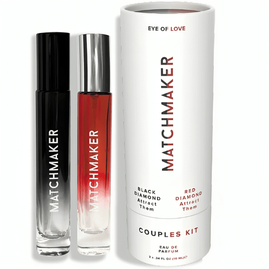 EYE OF LOVE - MATCHMAKER BLACK & RED DIAMOND KIT PAREJAS PERFUME FEROMONAS 10 ML - Sensuana.es