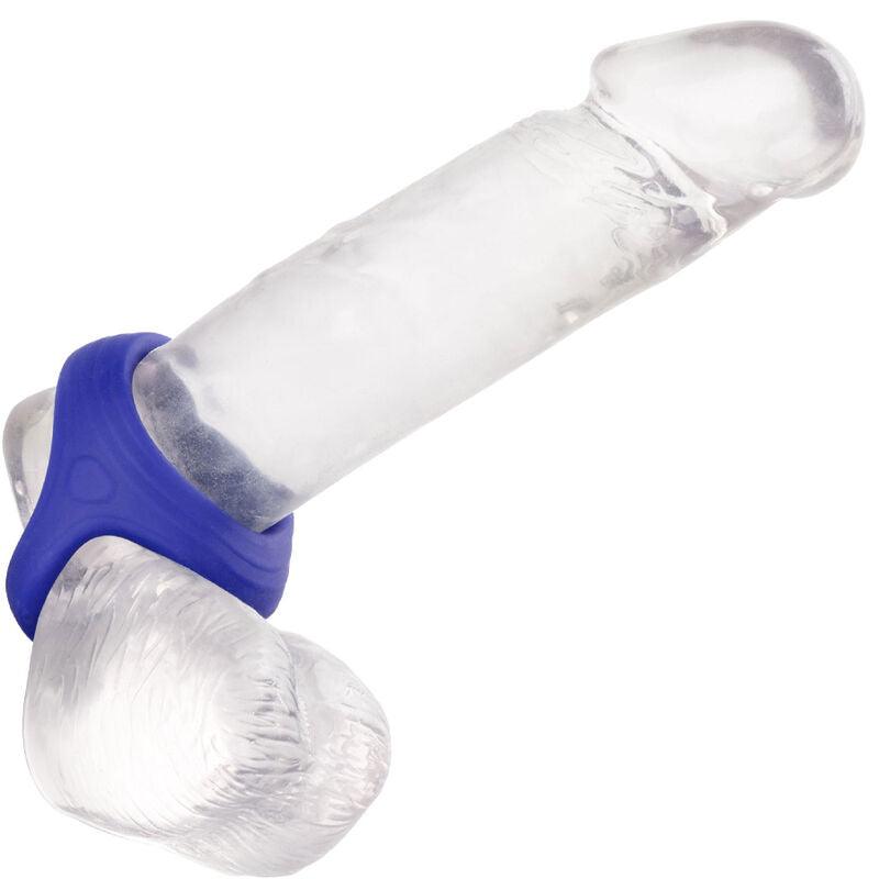 CALEXOTICS - ADMIRAL COCK BALL DOBLE ANILLO AZUL - Sensuana.es