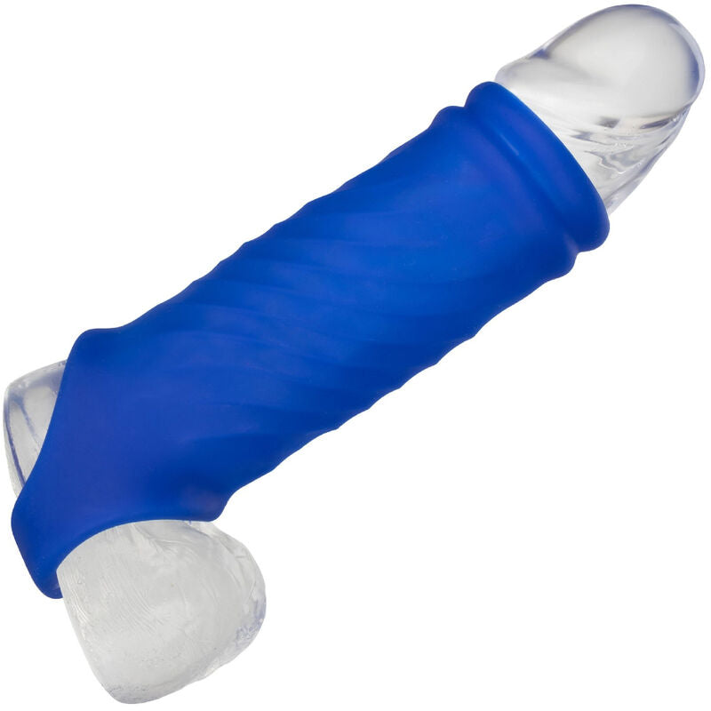 CALEXOTICS - ADMIRAL WAVE FUNDA PENE SILICONA LÍQUIDA AZUL - Sensuana.es