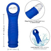 CALEXOTICS - ADMIRAL WAVE FUNDA PENE SILICONA LÍQUIDA AZUL - Sensuana.es