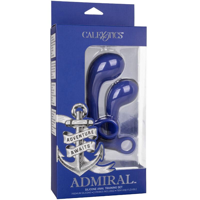 CALEXOTICS - ADMIRAL SET 2 PLUG ANAL AZUL - Sensuana.es