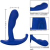 CALEXOTICS - ADMIRAL CURVED ESTIMULADOR & VIBRADOR ANAL AZUL - Sensuana.es