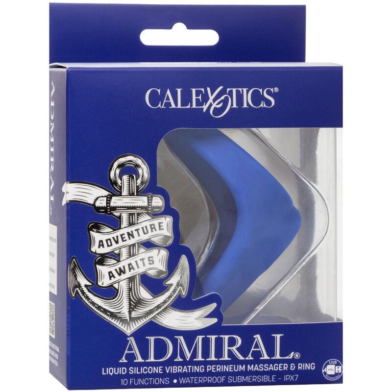 CALEXOTICS - ADMIRAL MASAJEADOR DE PERINEO AZUL - Sensuana.es