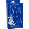 CALEXOTICS - ADMIRAL KIT 3 PLUG ANAL AZUL - Sensuana.es