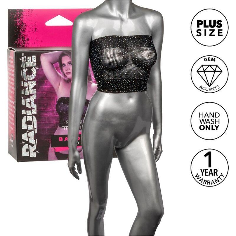 CALEXOTICS - RADIANCE TOP BANDEAU PEDRERÍA TALLA GRANDE - Sensuana.es