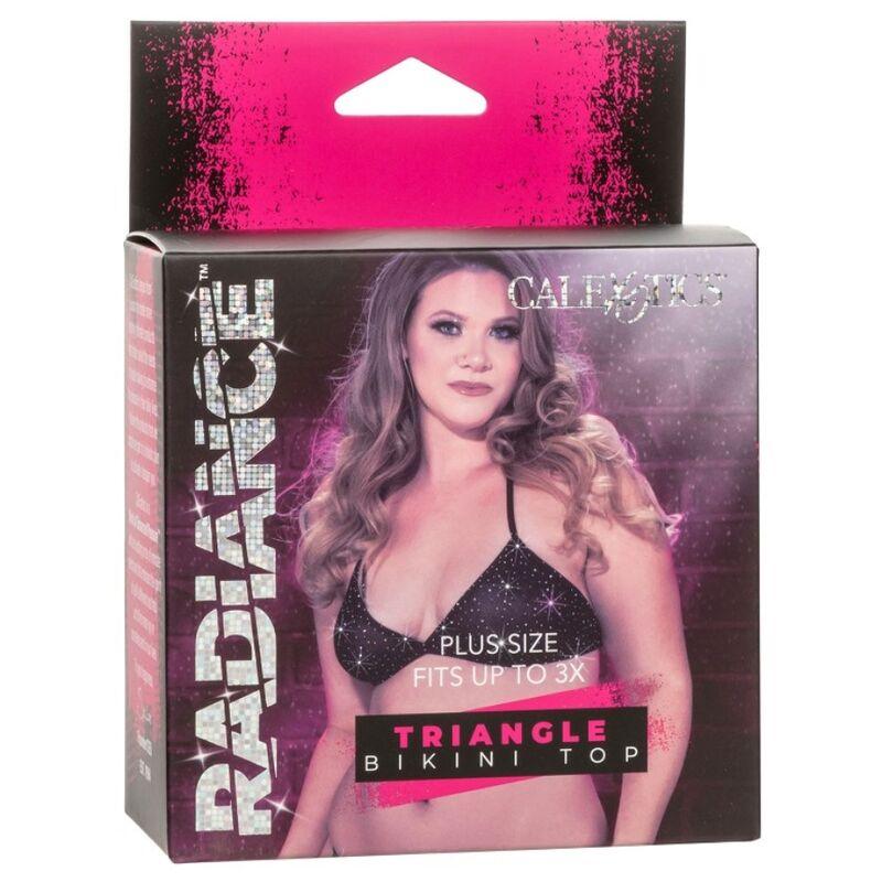 CALEXOTICS - RADIANCE TOP DE BIKINI TRIANGULAR PEDRERÍA TALLA GRANDE - Sensuana.es