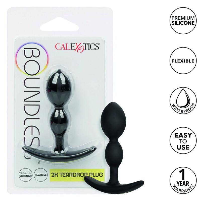 CALEXOTICS - BOUNDLESS PLUG ANAL LGRIMA 2X - Sensuana.es