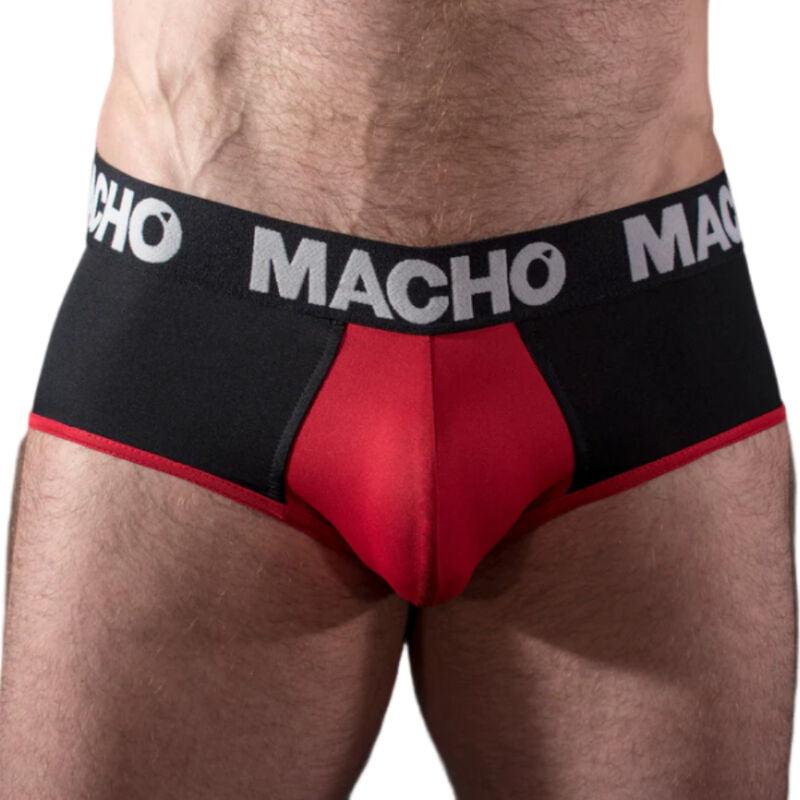 MACHO - MS26N SLIP NEGRO/ROJO S - Sensuana.es