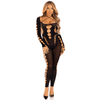 LEG AVENUE - BODYSTOCKING TOBILLO RECKLESS NEGRO - Sensuana.es