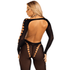 LEG AVENUE - BODYSTOCKING TOBILLO RECKLESS NEGRO - Sensuana.es