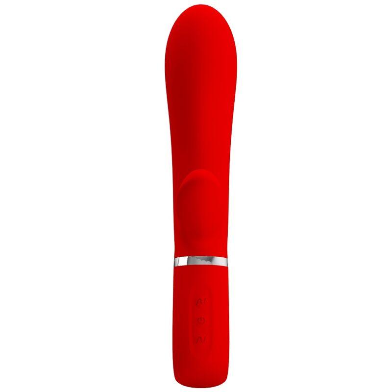 PRETTY LOVE - THOMAS VIBRADOR PUNTO G MULTIFUNCIÓN ROJO - Sensuana.es