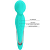 PRETTY LOVE - WALTER VIBRADOR WAND VERDE AGUA - Sensuana.es