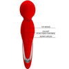 PRETTY LOVE - WALTER VIBRADOR WAND ROJO - Sensuana.es