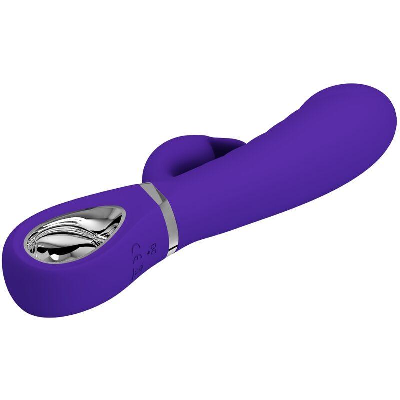 PRETTY LOVE - PRESCOTT VIBRADOR PUNTO G MULTIFUNCIÓN LILA - Sensuana.es