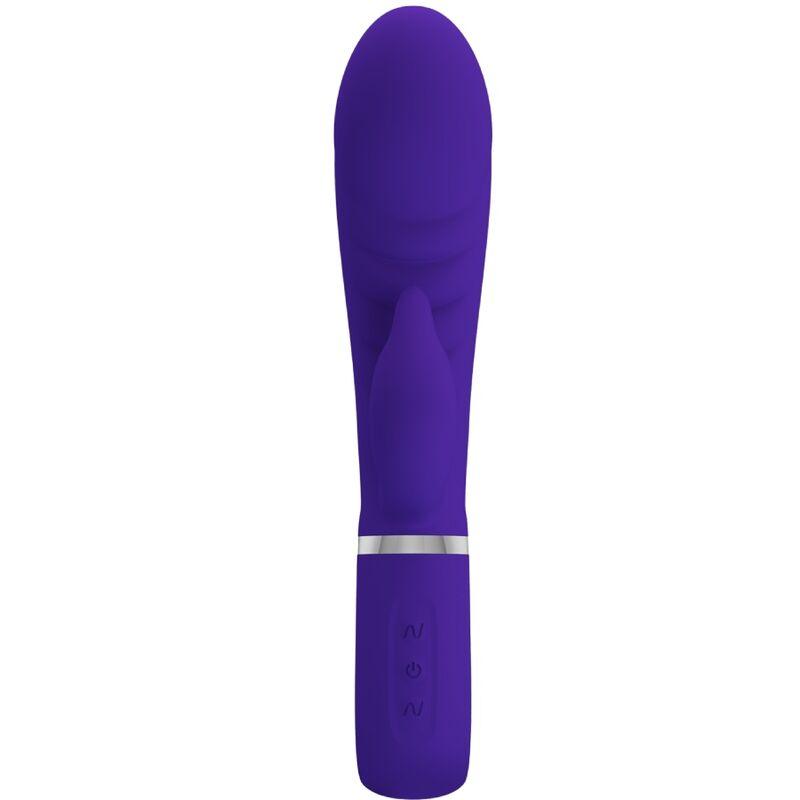 PRETTY LOVE - PRESCOTT VIBRADOR PUNTO G MULTIFUNCIÓN LILA - Sensuana.es