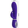 PRETTY LOVE - PRESCOTT VIBRADOR PUNTO G MULTIFUNCIÓN LILA - Sensuana.es