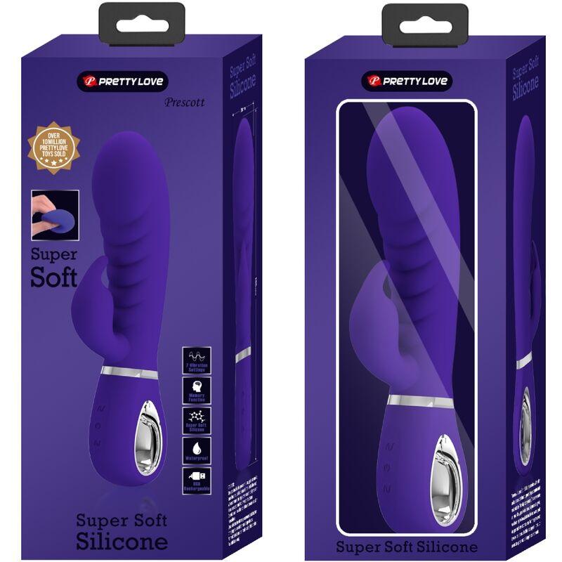 PRETTY LOVE - PRESCOTT VIBRADOR PUNTO G MULTIFUNCIÓN LILA - Sensuana.es