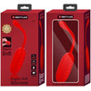 PRETTY LOVE - KIRK HUEVO VIBRADOR RECARGABLE ROJO - Sensuana.es