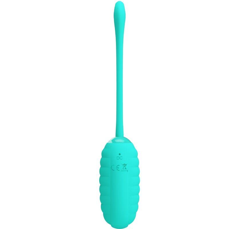 PRETTY LOVE - KIRK HUEVO VIBRADOR RECARGABLE VERDE AGUA - Sensuana.es