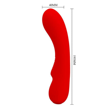 PRETTY LOVE - PRESCOTT VIBRADOR RECARGABLE ROJO - Sensuana.es