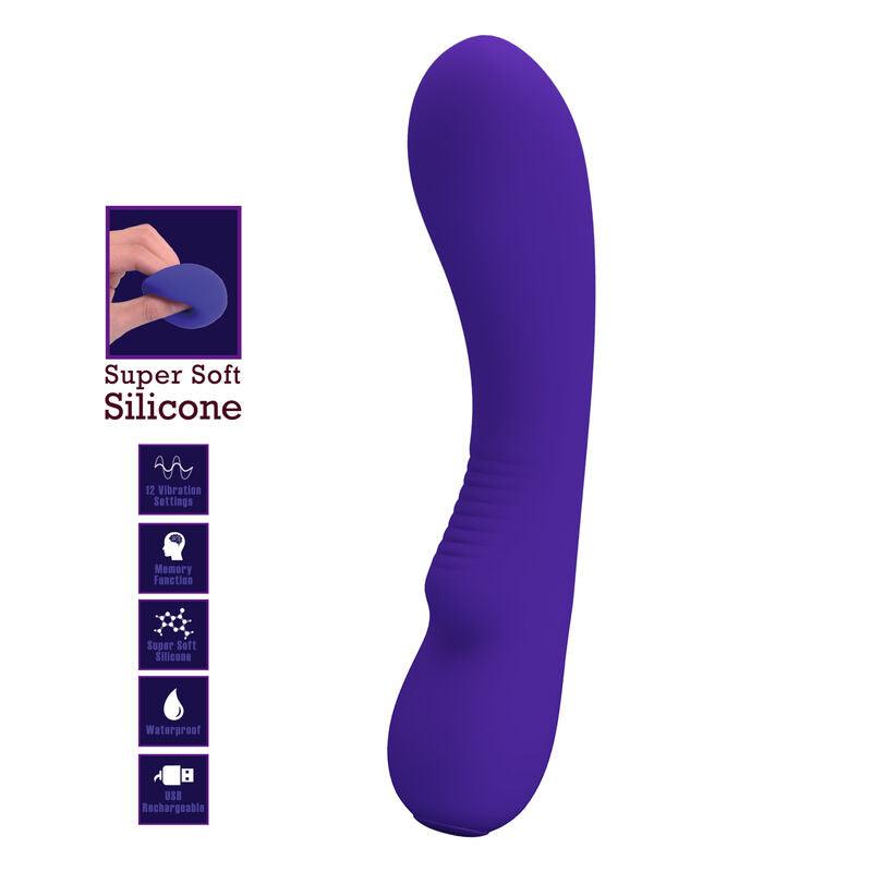 PRETTY LOVE - PRESCOTT VIBRADOR RECARGABLE LILA - Sensuana.es