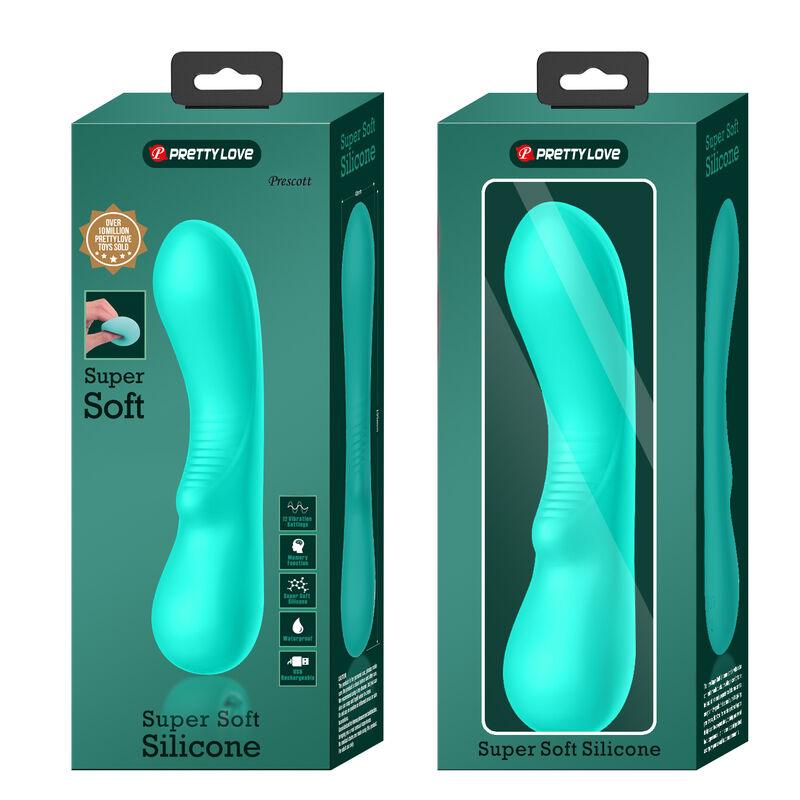 PRETTY LOVE - PRESCOTT VIBRADOR RECARGABLE VERDE AGUA - Sensuana.es